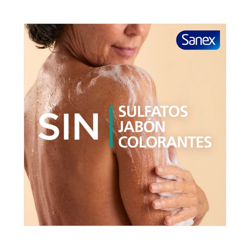 SANEX Sin neutro Gel de ducha o baño hidratante para todo tipo de pieles 850 ml.