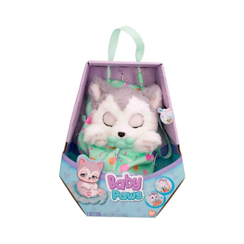 Peluche Perrito Interactivo BABY PAWS Husky - Coco +18 meses