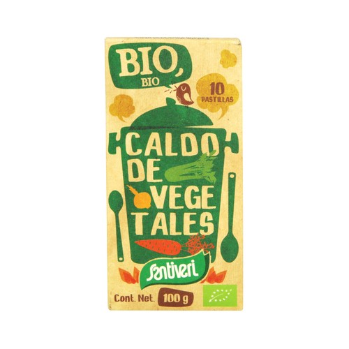 SANTIVERI Pastillas de caldo vegetal 10 uds. 100 g.