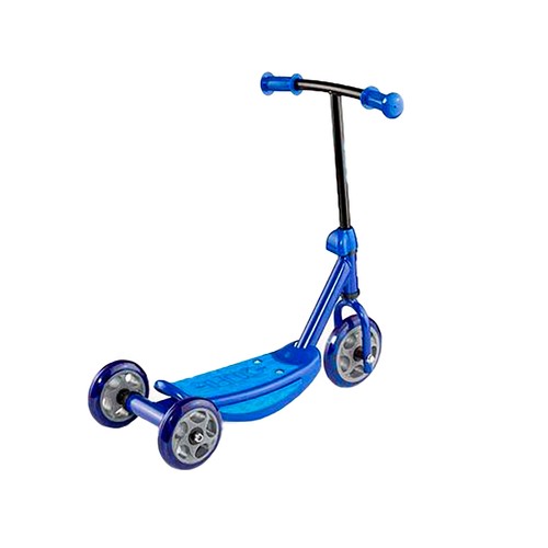 Mi Primer Scooter: Patinete de 3 ruedas color azul, +2 años, 48,36x90cm. Soporta hasta 20kg. MOLTO