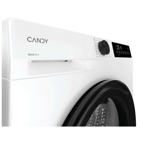 Secadora por condensación con bomba de calor CANDY GDL 8N1B-S, capacidad de secado: 8KG, clasificación energética: E, H: 85cm, A: 60cm, F: 59cm.