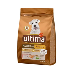 ULTIMA Alimentación para perro mini adulto con sabor a salmón 1,25 kg