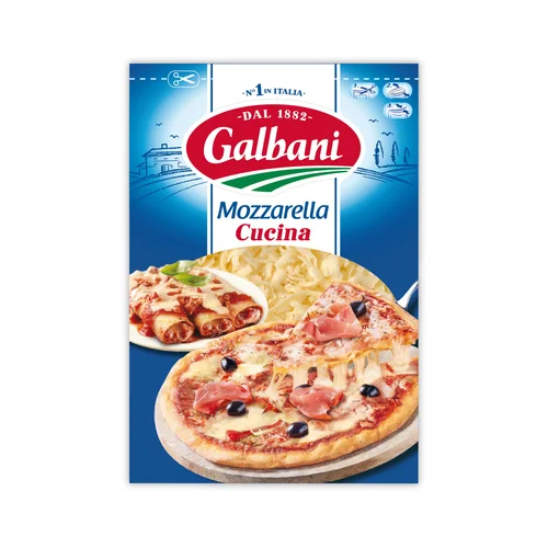 Queso rallado mozzarella & scamorza 135 g.