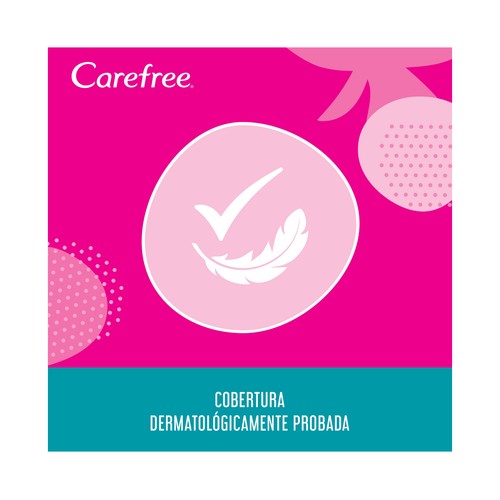 CAREFREE Feel Protege slips absorventes y transpirables con fragancia fresca 40 uds.