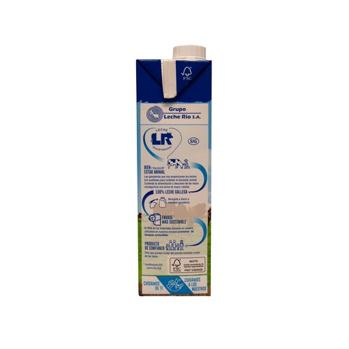 L.R. Leche entera 6 x 1 l.