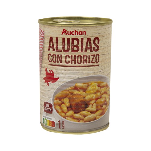 PRODUCTO ALCAMPO Alubias con chorizo PRODUCTO ALCAMPO 430 g.