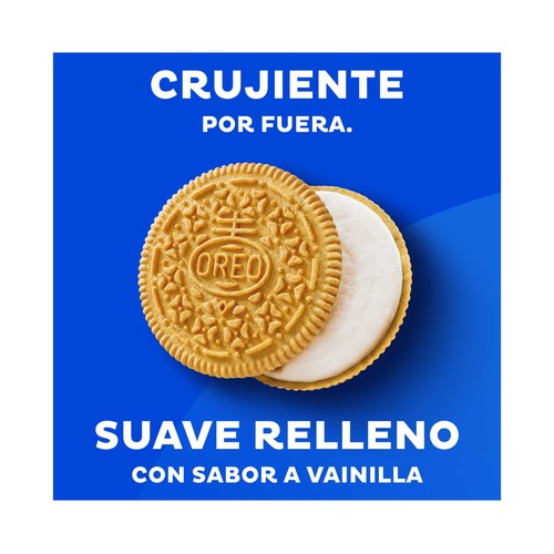 OREO Galletas Golden rellenas de crema de vainilla 154 g.