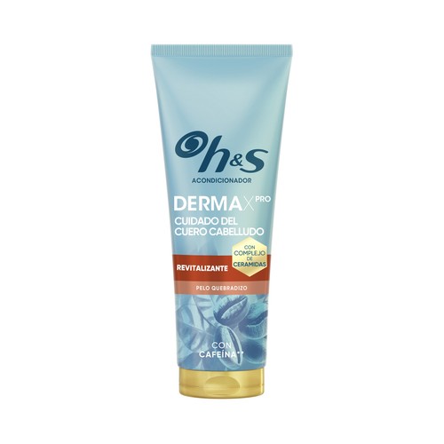 H&S Derma xpro Acondicinador revitalizador para cabello y cuero cabelludo secos y muy secos 220 ml.