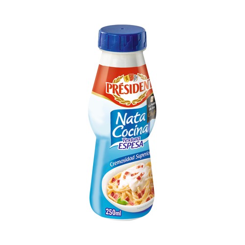 Nata líquida para cocinar textura espesa PRESIDENT Epesa 250 ml.