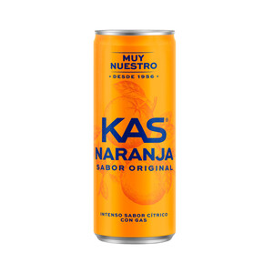 Imagen de KAS Refresco de naranja lata de 33 cl.