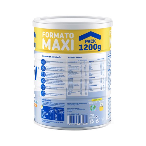 BLEMIL Plus forte Leche en polvo de inicio para lactantes desde el primer día 1200 g.