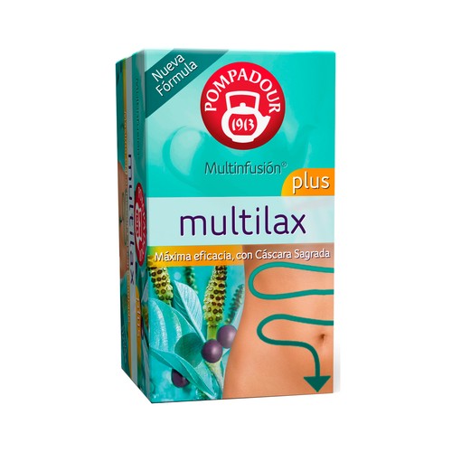 POMPADOUR Infusión multilax 20 uds. 30 g.