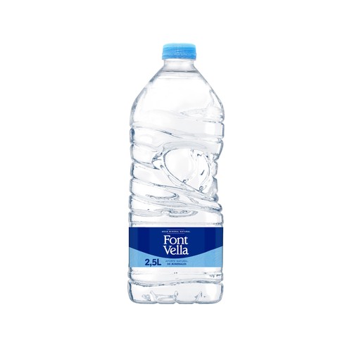 FONT VELLA Agua mineral botella de 2,50 l.