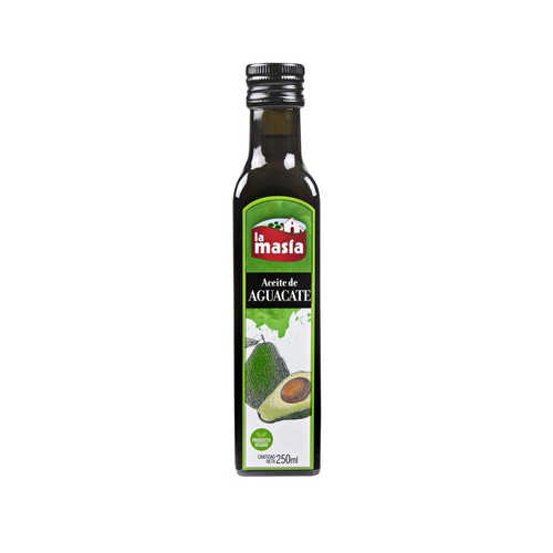 LA MASIA Aceite de aguacate botella 250 ml.