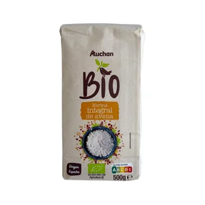 ALCAMPO ECOLÓGICO Harina integral de avena ecológica 500 g.