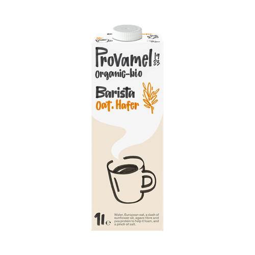 PROVAMEL Bebida de avena barista ecológica PROVAMEL 1 l.