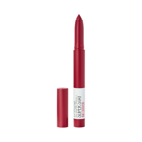 MAYBELLINE Superstay ink Tono 050  Own your empire Barra de labios en formato crayon con acabado mate.