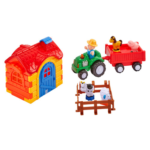 Conjunto de juego Granja y tractor, ONE TWO FUN ALCAMPO Baby