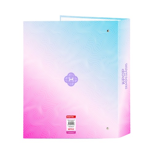 Carpeta de 4 anillas lomo ancho. K-POP