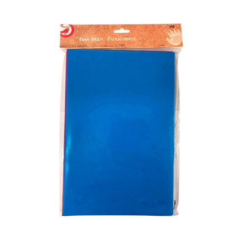 10 Laminas A4 Goma Eva Colores Surtidos Hk ALCAMPO
