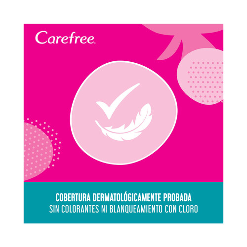 CAREFREE Protege slip transpirables sin fragancia CAREFREE Cotton 40 uds.