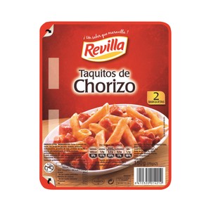 Imagen de REVILLA Taquitos de chorizo extra, envasados en atmosfera protectora REVILLA 2 x 75 g.