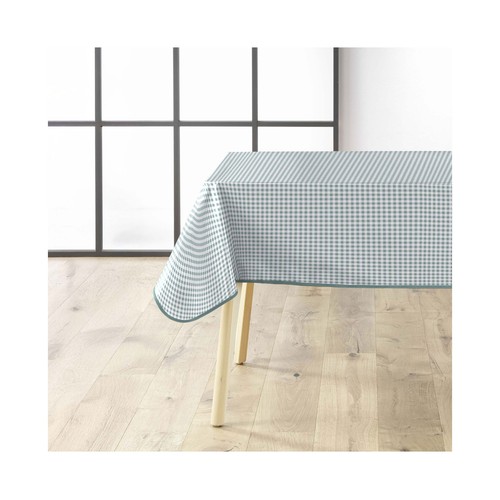 Mantel cuadrado 140x140cm PVC estampado verde. U10.