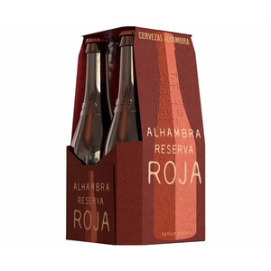 Imagen de ALHAMBRA RESERVA ROJA Cerveza pack de 4 uds. x 33 cl.