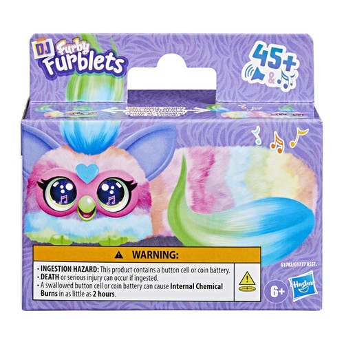 Peluches Furby DJ Furblets con sonidos, modelos surtidos +6 Años. HASBRO