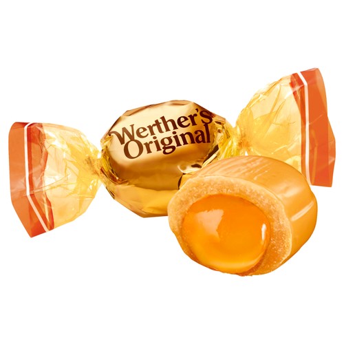 WERTHER"S ORIGINAL Caramelos crujientes rellenos de caramelos 135 g.