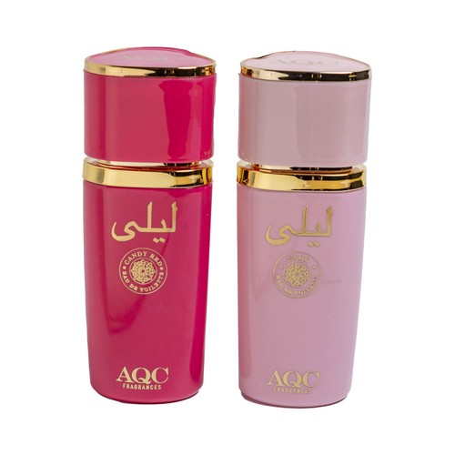 AQC FRAGANCES Leila candy red & nude Estuche con eau de toilette (agua de colonia) para mujer 2 x 30 ml. 