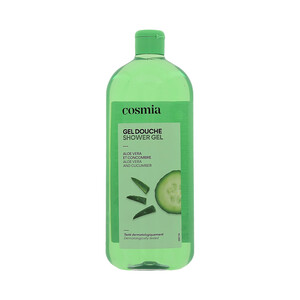 Imagen de COSMIA Gel para baño o ducha con perfume de aloe vera y pepino 750 ml.