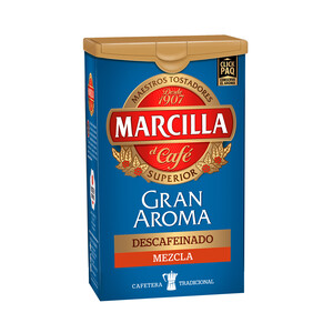 Imagen de MARCILLA Café molido descafeinado mezcla 200 g.