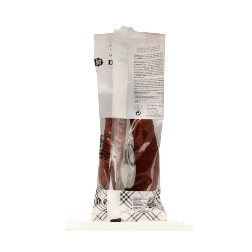 DUROC Sarta de chorizo dulce, de calidad extra e I.G.P Chorizo riojano DUROC 250 g.