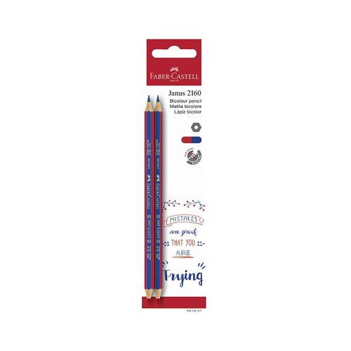 Lapiceros bicolor FABER-CASTELL pack 2 uds.