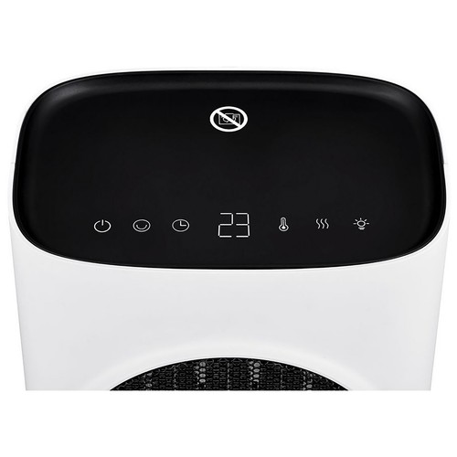 Calefactor digital cerámico QILIVE Q.6116, potencia max: 2000W, termostato regulable, oscilación 90º.