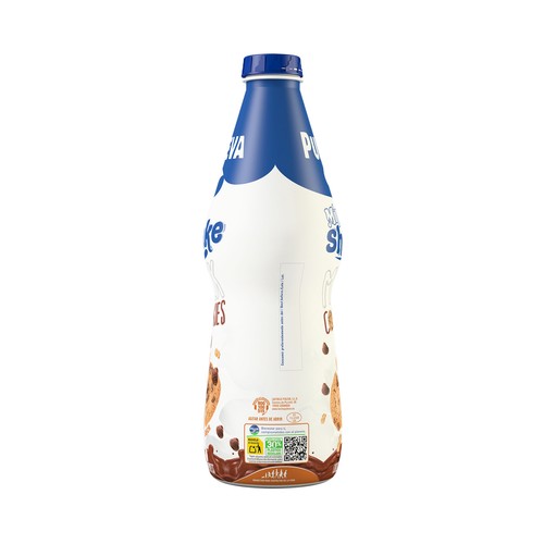 PULEVA Milk shake Batido de chocolate con sabor cookie 1 l.