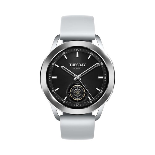 Xiaomi Watch S3 plata, Reloj inteligente, pantalla Amoled 1,43”, frecuencia cardíaca, registro del sueño.