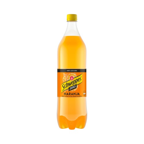 SCHWEPPES Refresco de naranja zero 1,5 l.