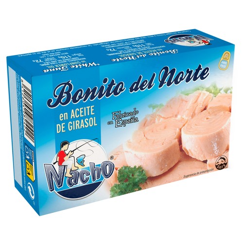 NACHO Bonito del norte en aceite de girasol 72gr