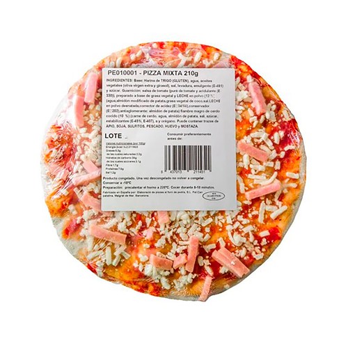 D"ANGELO Pizza mixta 210 g.