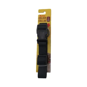 PRODUCTO ALCAMPO Collar de perro (2.5 cm.) negro, para perros L 40 - 60 cm.