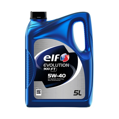 Aceite sintético para motores gasolina y diésel ELF EVOLUTION 900 FT 5W40 5 litros.