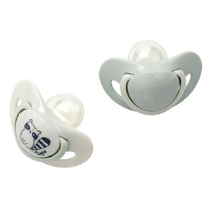 2 Chupetes de Silicona Smart Planet, para Bebés 0-6 Meses, Tigex.