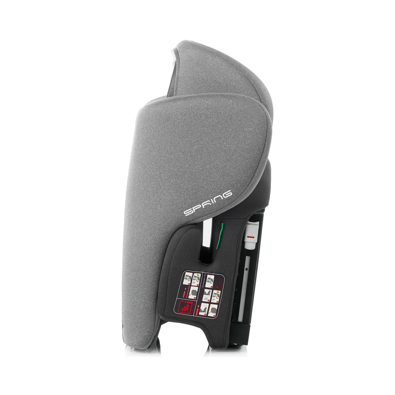 Elevador de auto Spring NURSE by JANÉ, con sistema ISOFIX, I-Size (100-150cm), 4 a 12 años, color negro.