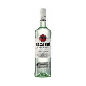 Imagen de BACARDI Ron blanco de calidad superior Carta blanca botella de 1l.