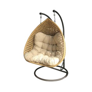 Silla colgante para jardín 130x105x193 cm, KACTUS REPUBLIC