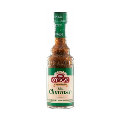 O"PREVE Salsa churrasco  botella de 175 ml.