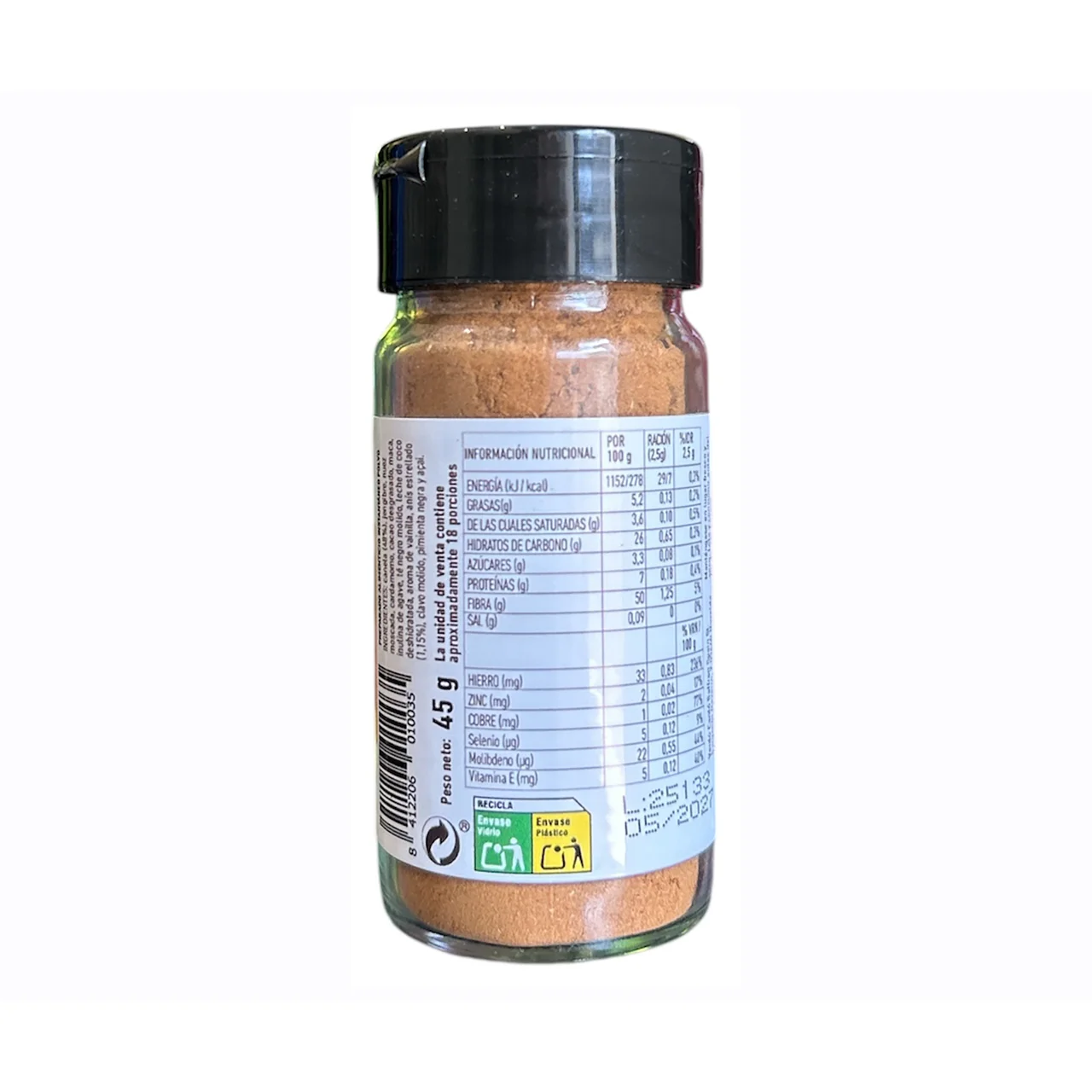Sazonador chai latte 45 gr.
