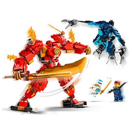 Ninjago Meca Elemental del fuego de Kai, +322 piezas, +7 años.LEGO.71808
